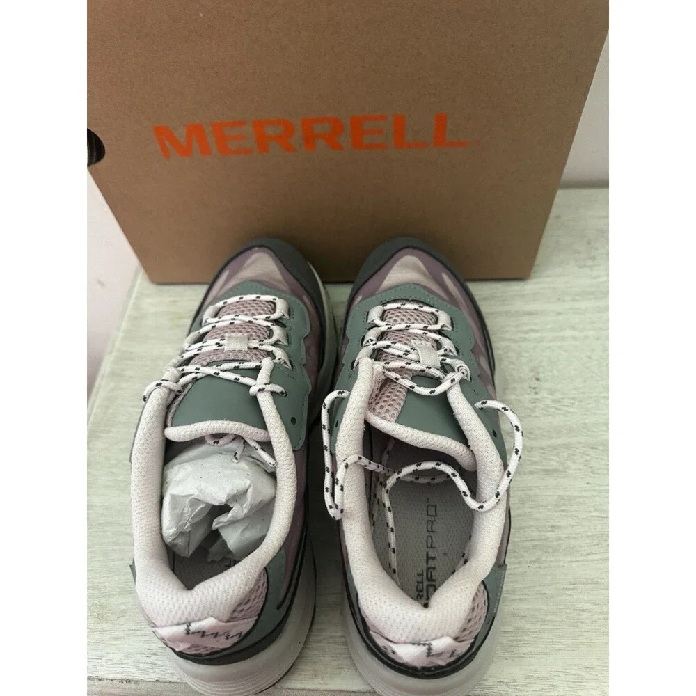 Merrell Moab Waterproof Hiking/Walking Shoes, Women’s Size 4, Pink and Gray NIB!